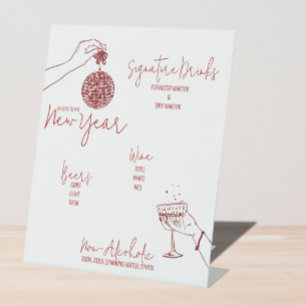 Expositor En L Red Doodle new years fiesta Bar