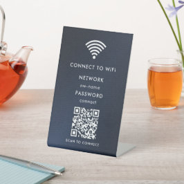 Expositor En L Red WiFi | Escanea Código QR para Conectar a Inter