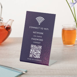 Expositor En L Red WiFi | Escanea Código QR para Conectar a Inter