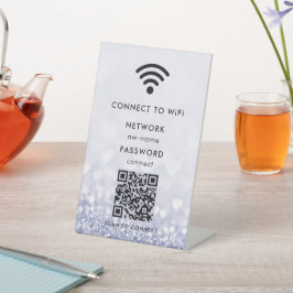 Expositor En L Red WiFi | Escanea Código QR para Conectar a Inter