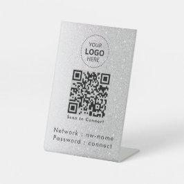 Expositor En L Red WiFi | Escanear código QR para conectarse a In