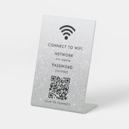 Expositor En L Red WiFi | Escanear código QR para conectarse a In