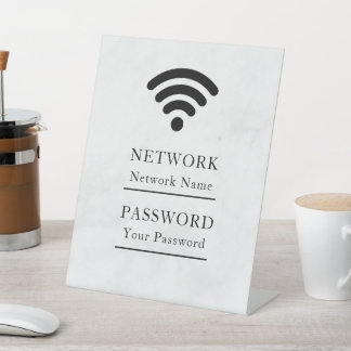 Expositor En L Red Wifi Morden de Negocios