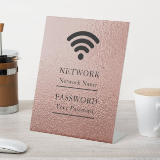 Expositor En L Red Wifi Morden de Negocios