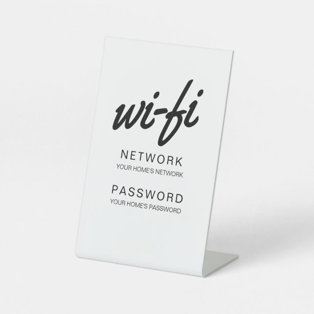 Expositor En L Refrigerador de contraseña Wi-Fi (Anverso)