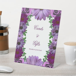 Expositor En L Regal Purple Floral Wedding