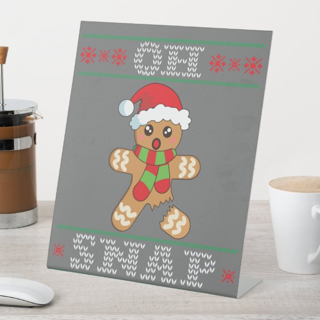 Expositor En L Regalo de camiseta de hombre de pan de jengibre Oh (In Situ)