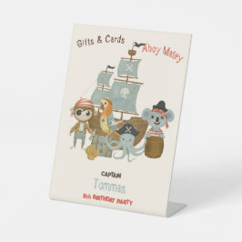 Expositor En L Regalo de cumpleaños pirata de los cazadores de te