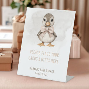 Expositor En L Regalo de Ducha de Bebé Patito Adorable