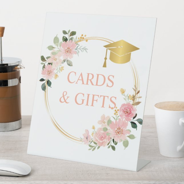 Expositor En L Regalo de graduación floral (In Situ)