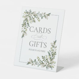 Expositor En L Regalo del Boda verde del sabio botánico Eucalyptu