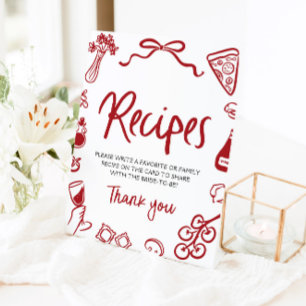 Expositor En L Regalo Recetas Italianas Caprichosas Rojo Eso Es A