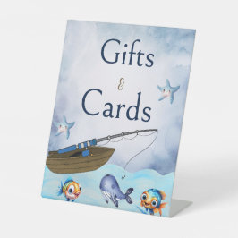 Expositor En L Regalo y tarjetas de barco pesquero