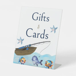 Expositor En L Regalo y tarjetas de barco pesquero