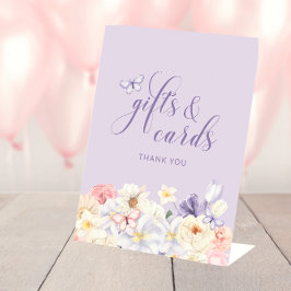 Expositor En L Regalos de mariposa Rótulo de novias