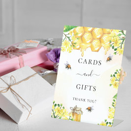 Expositor En L Regalos de tarjetas de abejas de boda flores amari