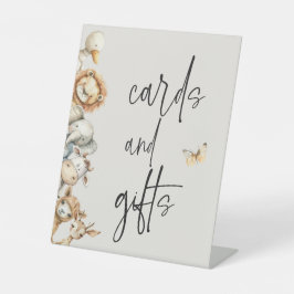 Expositor En L Regalos de tarjetas de Baby Shower para animales d