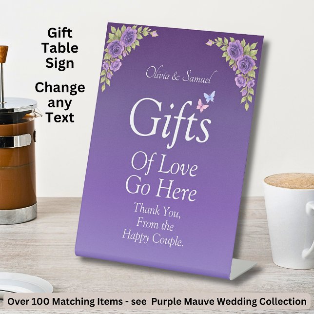 Expositor En L Regalos Mesa Cobalto Rótulo peatonal acrílico púrp (Subido por el creador)