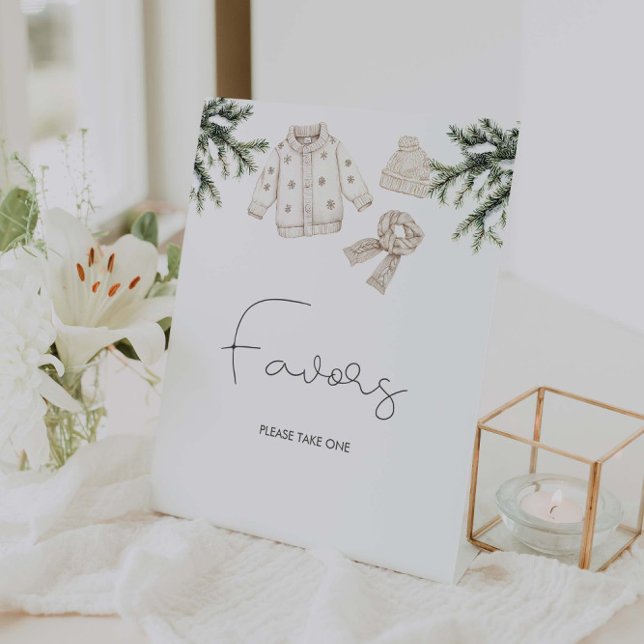 Expositor En L Regalos para Baby Shower Baby It's Cold Outside (Subido por el creador)