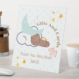 Expositor En L Regalos y tarjetas de Baby Shower para bebés y beb