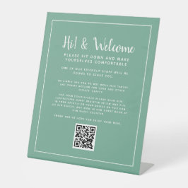 Expositor En L Registro sin contacto de código QR