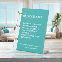 Reglas de la Casa de Alquiler de Vacaciones Retro