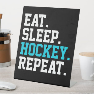 Expositor En L Repito de hockey sobre césped para dormir para los