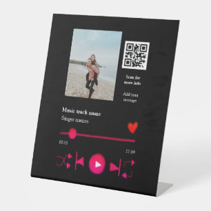 Expositor En L Reproductor de música pareja personalizada código