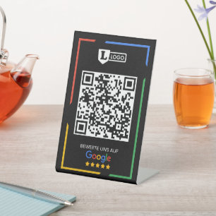 Expositor En L Reseñas de Google con código QR