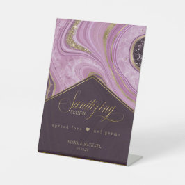 Expositor En L Resumen Agate Sanitizing Station Mauve ID827