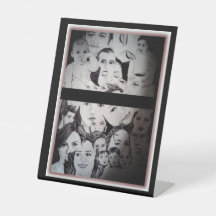 Retrato de diferentes celebridades