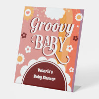 Retro Groovy Baby Shower