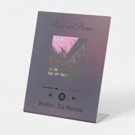 Expositor En L  Retro Music Player Photo Plaque