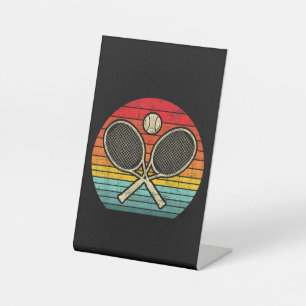 Expositor En L Retro Vintage Crosage Tennis Racket Lover