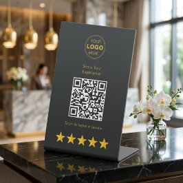 Expositor En L Retroalimentación de la revisión del código QR de 