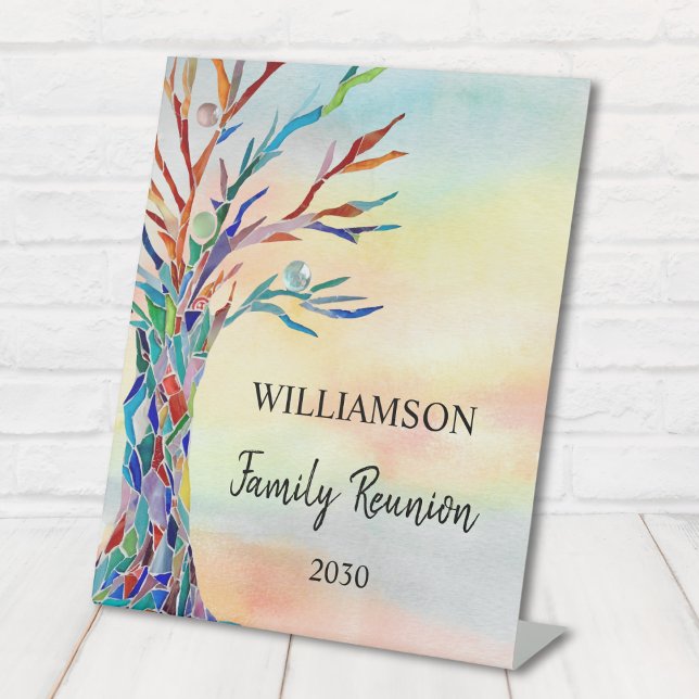 Expositor En L Reunión familiar de árbol de bienvenida (Subido por el creador)