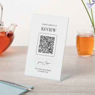 Expositor En L Revisión comercial del código QR moderno