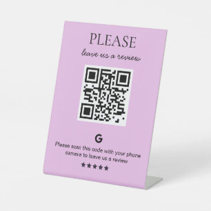 Expositor En L Revisión de código QR de negocio