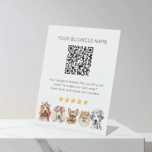Expositor En L Revisión de código QR para pequeñas empresas YELP