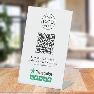 Expositor En L Revisiones de Trustpilot Código QR de vínculo de
