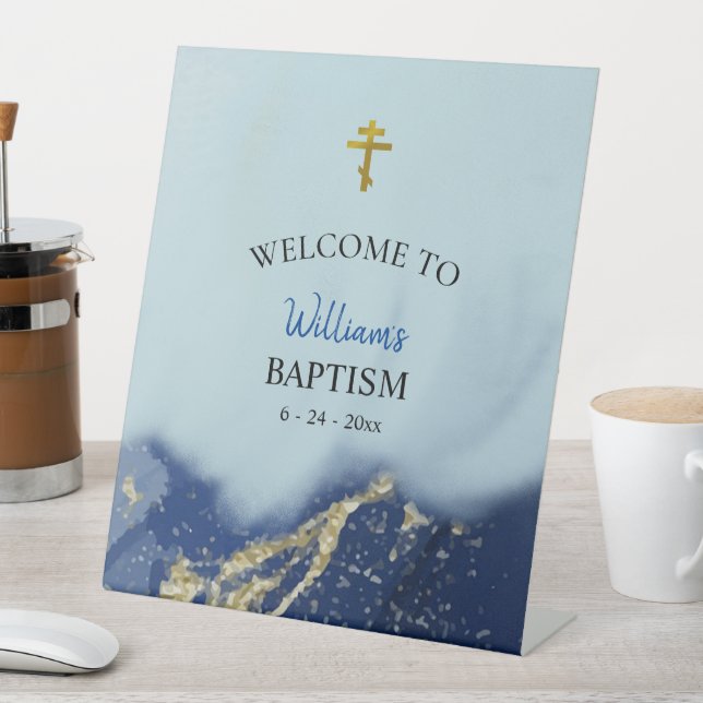 Expositor En L Ríos del bautismo cristiano ortodoxo de agua viva (In Situ)