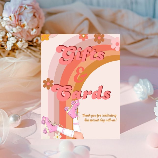 Expositor En L Roll Retro Groovy Regalos de patinaje y señas (Subido por el creador)