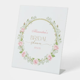 Expositor En L Romance Sonrojado: Rosas Rosadas y Respiración de 