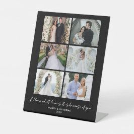 Expositor En L Romantic 6 Photo Collage Valentine’s Day Black