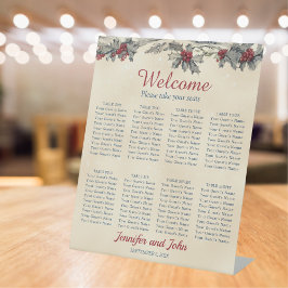 Expositor En L Romántica tabla de asientos para invitados de Boda