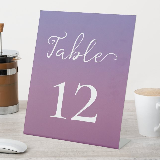 Expositor En L Romántico boda de montañas nevadas púrpura (In Situ)