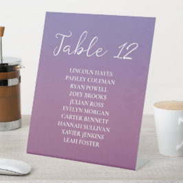 Expositor En L Romántico boda de montañas nevadas púrpura