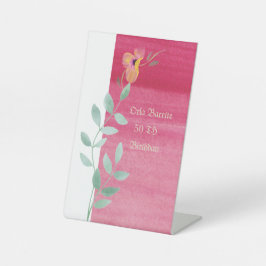 Expositor En L Rosa elegante