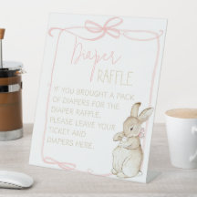 Rosa Peter el Conejo Beatriz Baby Diaper Raffle