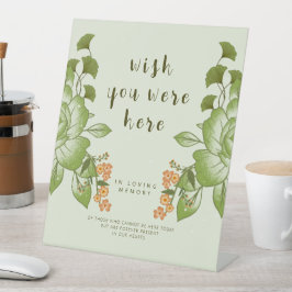 Expositor En L Rosa verde Boda floral